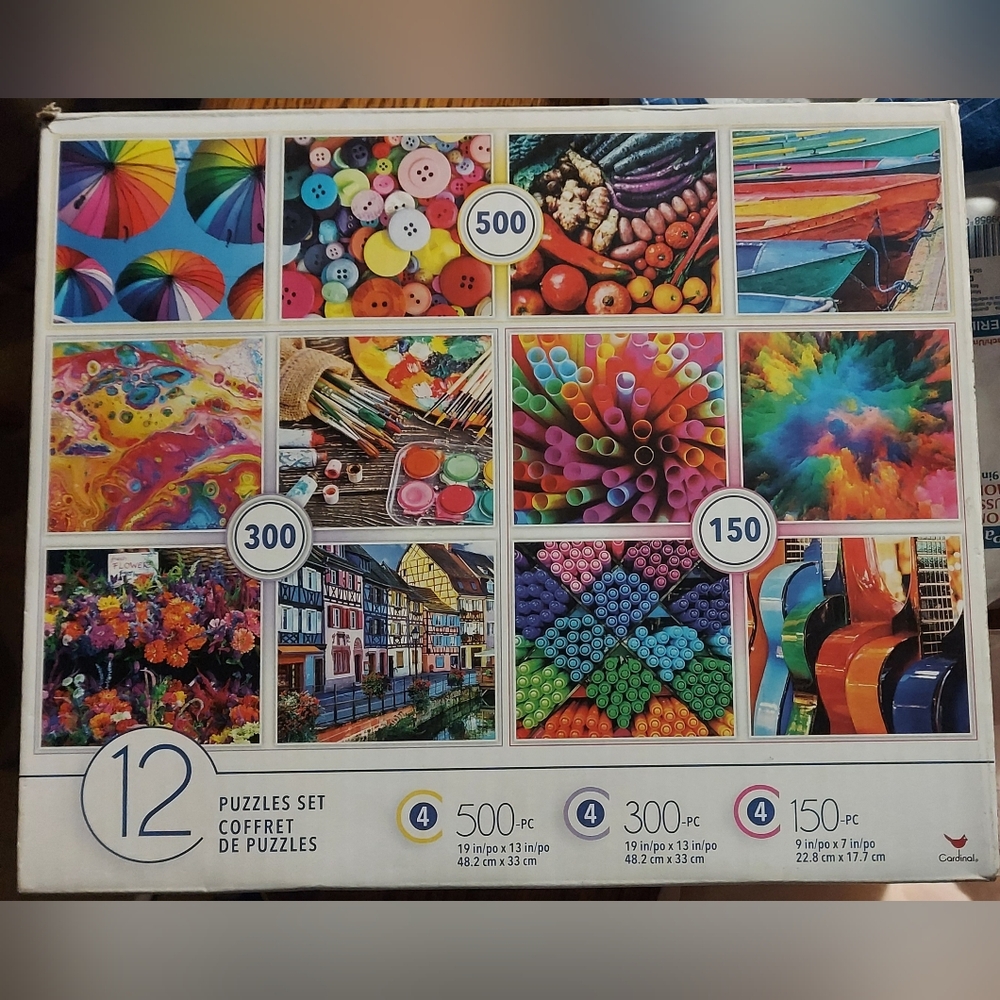 Colorful Puzzle Set by Cardinal